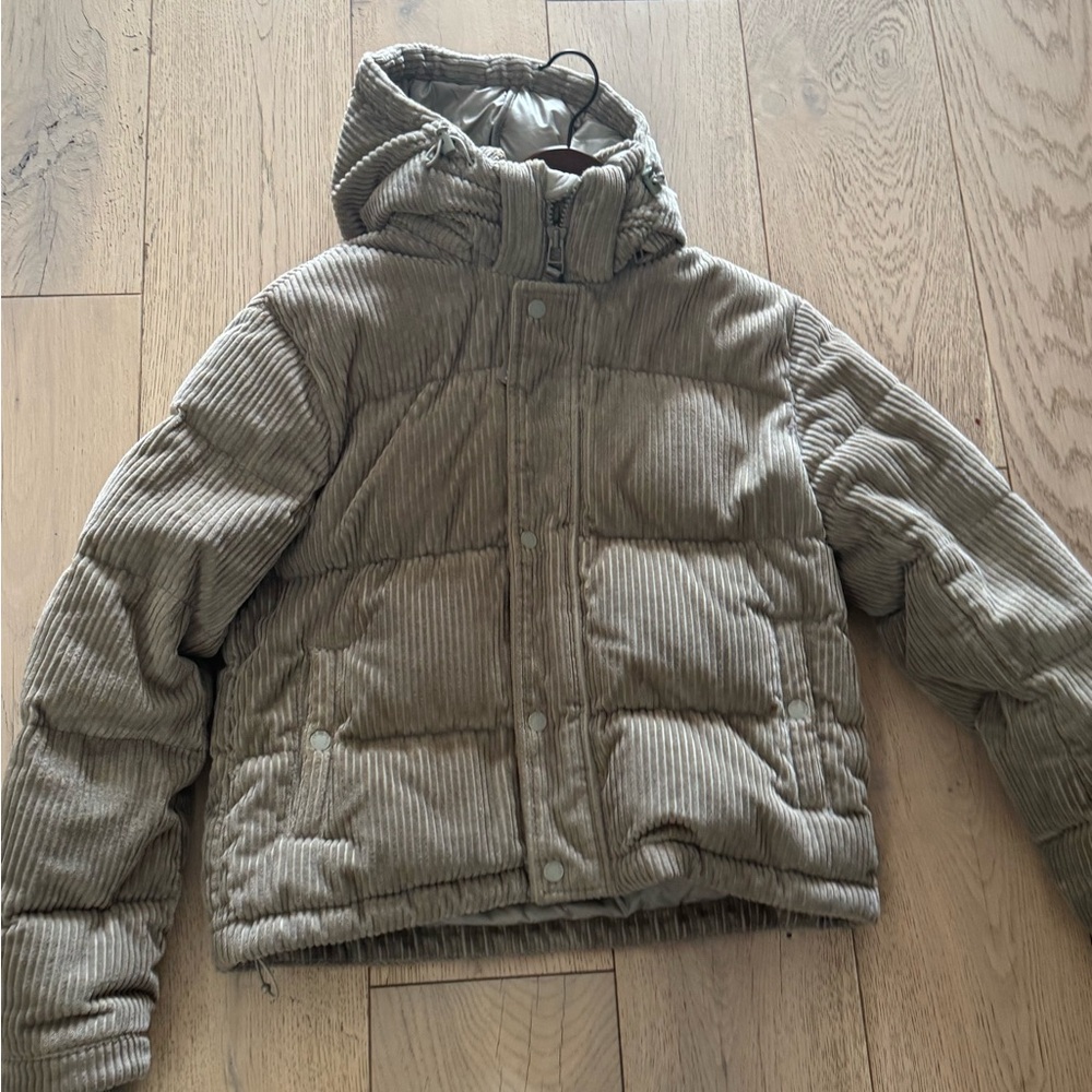 ARITZIA SUPERPUFF CORDUROY CUSHCORD SHORTY JACKET